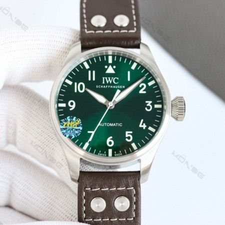 IWC 빅 파일럿 워치 43mm 스테인리스 스틸 케이스 오토매틱 가죽시계 2color