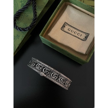 GUCCI 더블 G 실버 팔찌