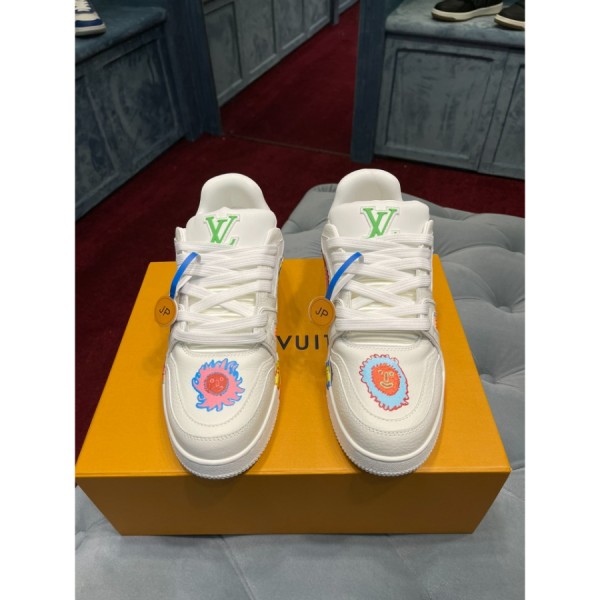 루이비통 LV x YK LV 트레이너 남녀공용 스니커즈