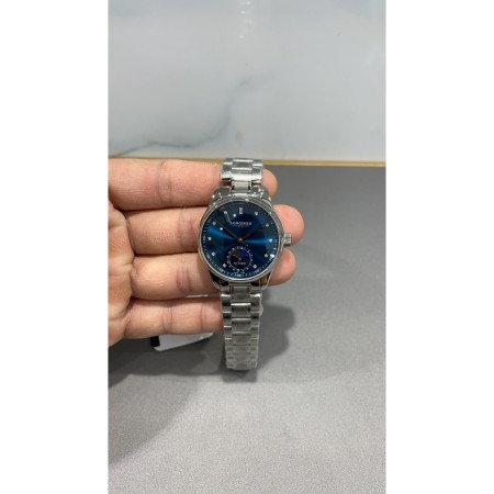 론진 마스터 콜렉션 문페이즈 다이아몬드 인덱스 오토매틱 34*12mm