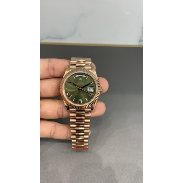 롤렉스 데이데이트 올리브그린 40mm