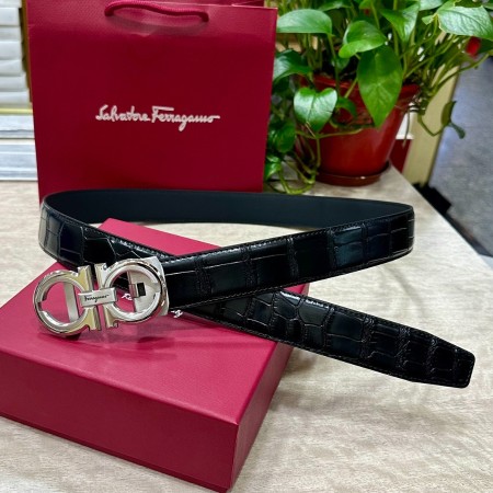 페레가모 가죽 벨트 3.5cm