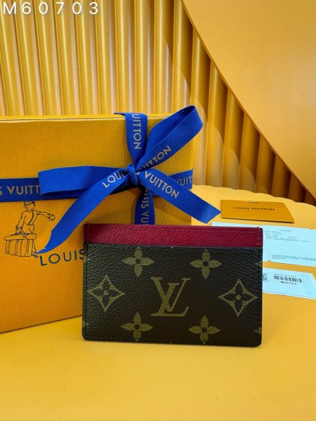 루이비통 모노그램 카드홀더 푸시아