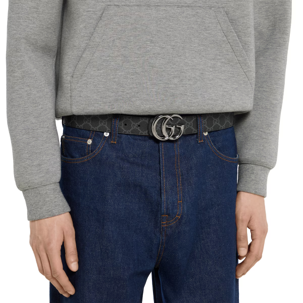 구찌 리버서블 GG 마몽 벨트 3.5cm