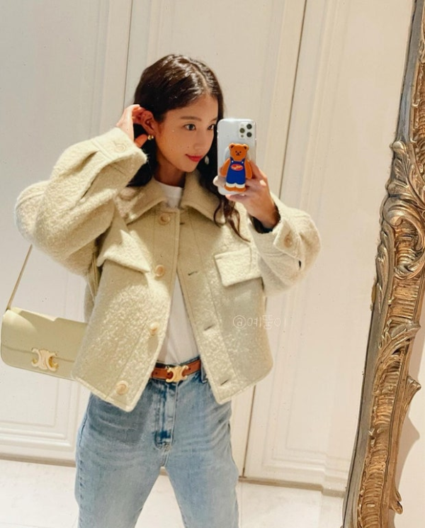 셀린느 트리오페 벨트 2.5CM