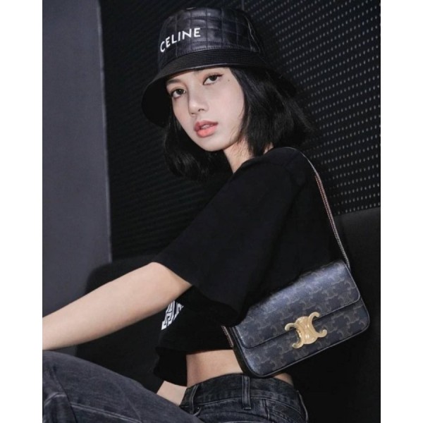 셀린느 트리오페 캔버스 숄더백