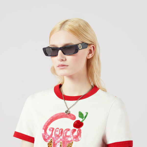 구찌 925 스털링 실버 구찌 인터로킹 펜던트