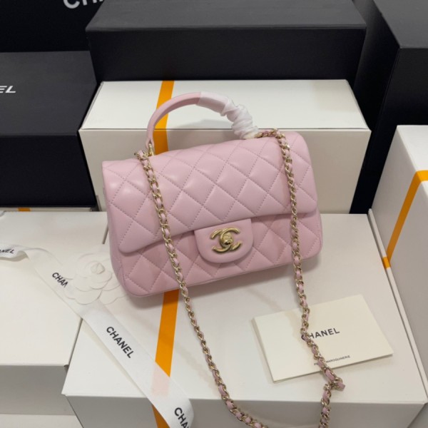 샤넬 탑핸들 플랩백