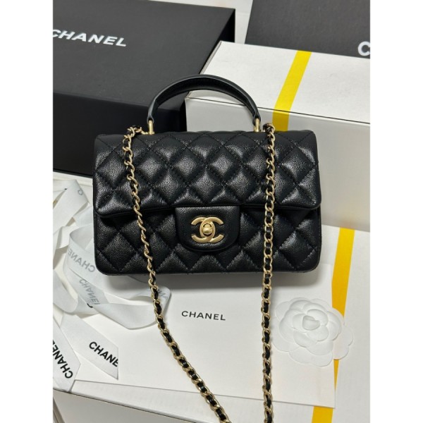 샤넬 탑핸들 플랩백