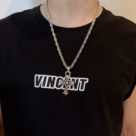 크롬하츠 십자가 목걸이
