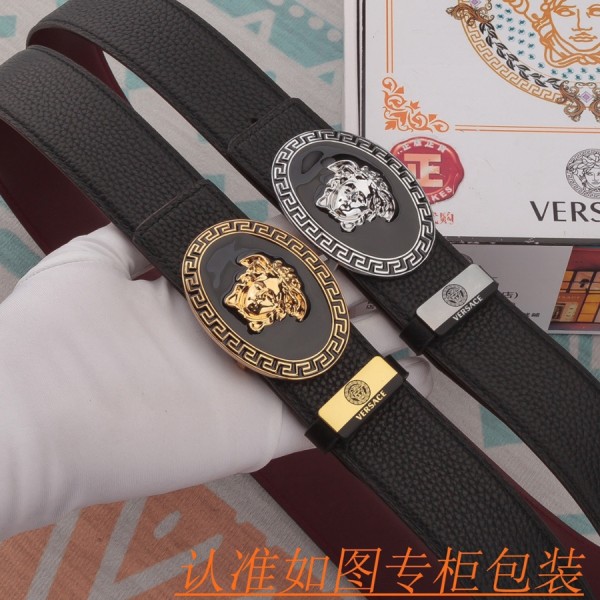 베르사체 메두사 버클 벨트 3.8cm