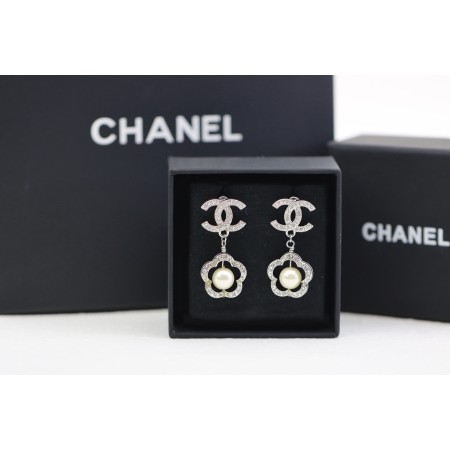 샤넬 cc 로고 진주 귀걸이