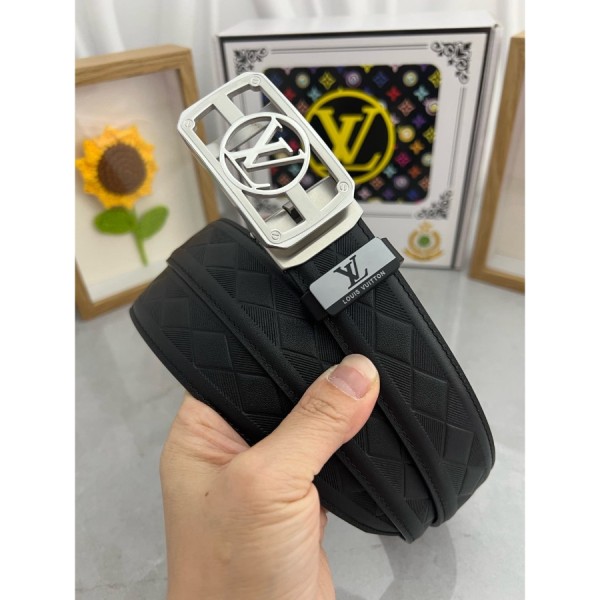 루이비통 자동 버클 남자 벨트 3.5CM