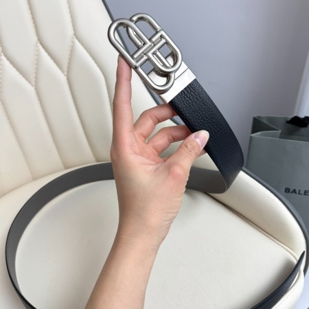 발렌시아가  BB 가죽 벨트 35MM