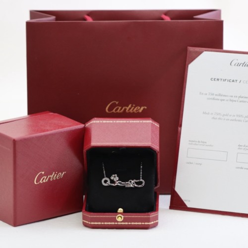 까르띠에 팬더 드 목걸이