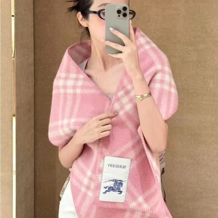 버버리 체크 울 스카프