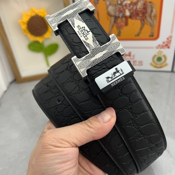 에르메스 남자 가죽 벨트 38MM