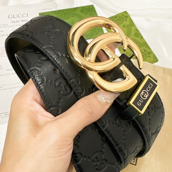 구찌 GG 마몽트 벨트 38MM