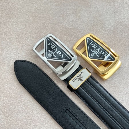 프라다 자동버클 벨트 35MM