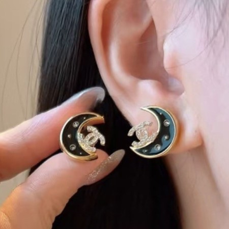 샤넬 펄 문 cc 로고 귀걸이