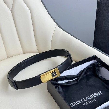 생로랑 Charniere 버클 벨트 25MM
