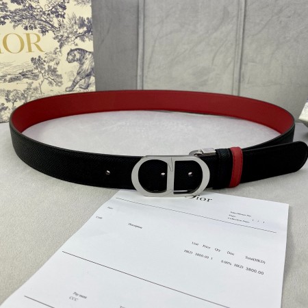 디올 CD 버클 벨트 35MM