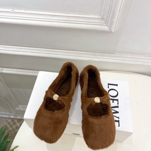 로에베 페블 소프트 발레리나 슈즈