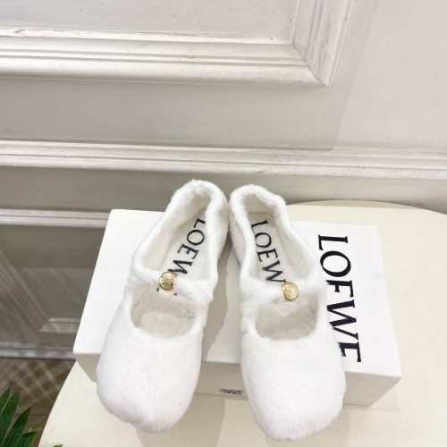 로에베 페블 소프트 발레리나 슈즈