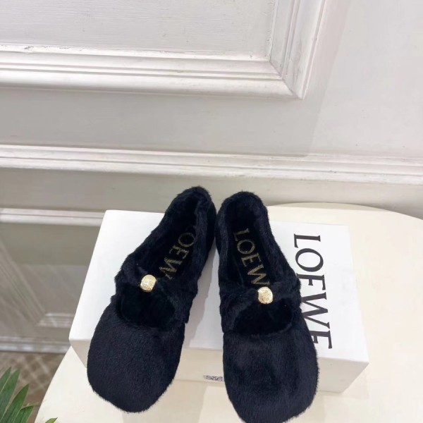 로에베 페블 소프트 발레리나 슈즈