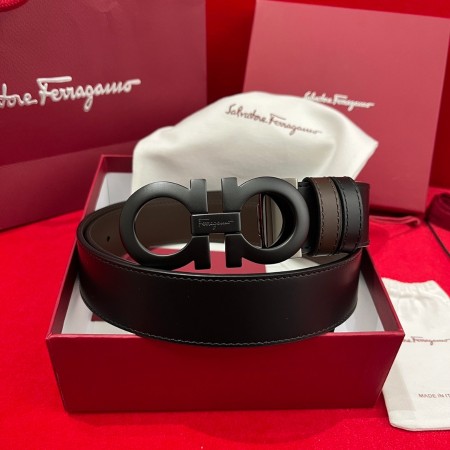 페레가모 리버서블 가죽 벨트 35MM