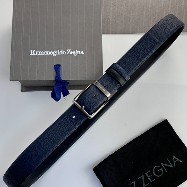 제냐 리버서블 가죽 벨트 35MM