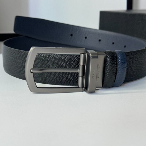 프라다 리버서블 남자 벨트 35MM