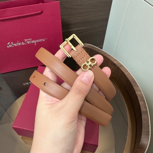 페레가모 더블 간치니 픽스드 벨트 18MM