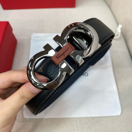 페레가모 리버서블 간치니 벨트 35MM