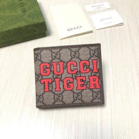 구찌 GG 수프림 타이거 반지갑